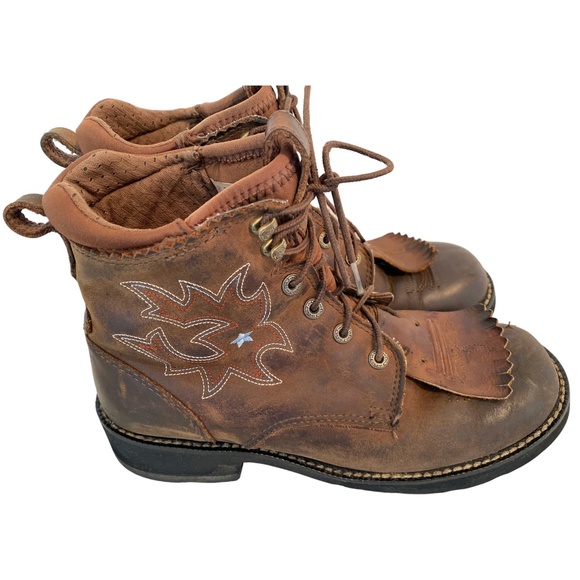 Ariat Probaby Lacer Womens Boot, 8, Driftwood Brown - Picture 6 of 16